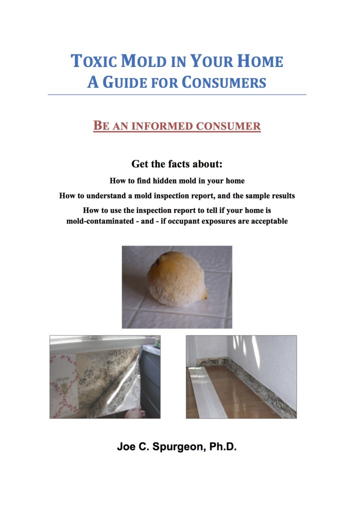 Toxic Mold In Your Home A Guide For Consumers Joe Spurgeon, Ph.D